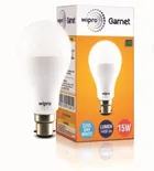 WIPRO 15 W Standard B22 LED Bulb (White, Pack of 1)