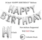 Happy Birthday Letter Foil Balloon 