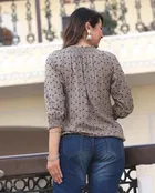 Rayon Printed Top for Women 