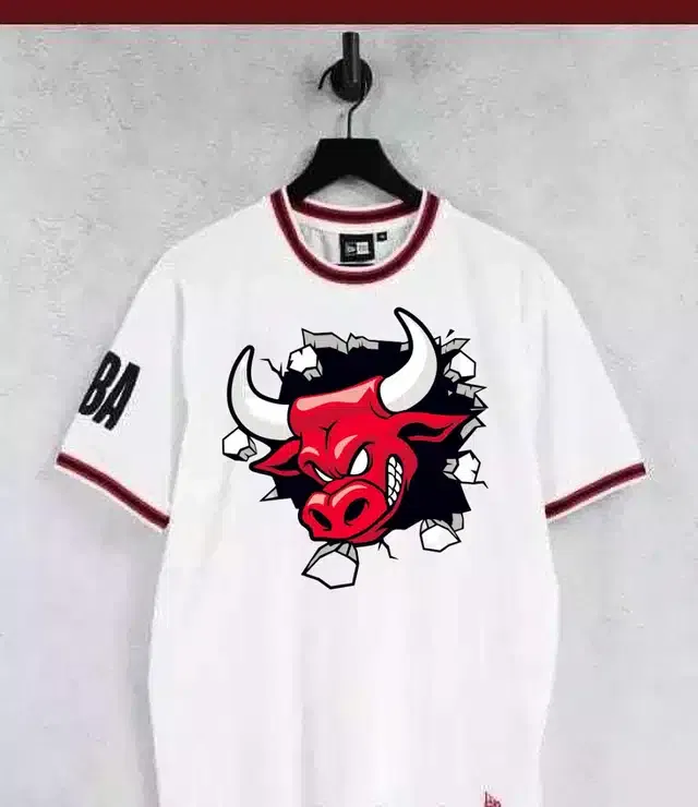 Half Sleeves T-Shirt for Men (White, XXL)