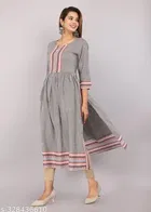Naira Cut Rayon Embroidered Kurti for Women 