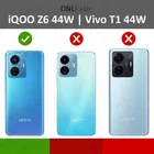 Rubber Mobile Back Cover for Vivo T1 44W 