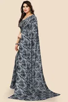 Georgette Printed Saree for Women 