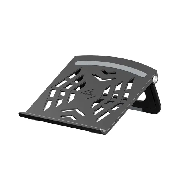 Portronics My Buddy Hexa 5 Laptop Stand with Foldable & Ventilated Design, Ergonomic Elevation, Anti-Slip Silicon Pads and Lightweight Body for Upto 15.6” Laptops & MacBooks (Black, Pack of 1)