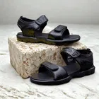 Sandals for Men (Black, 7)