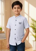 Embroidered Polycotton Polo for Boys 