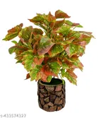 Plastic Artificial Flower With Pot,Multicolour