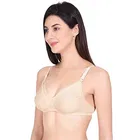 Cotton Non Padded Feeding Bra for Woman (Beige, 30)