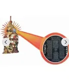 Bhardwaj Retails Hanuman Chalisa Yantra with Brass Pooja Mala 