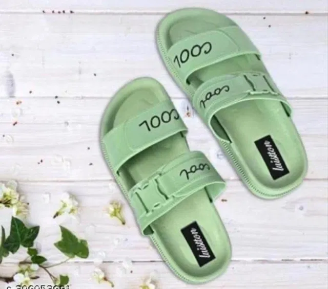Sliders for Women (Green, 5)