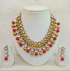 Alloy Necklace with Earrings for Women 