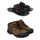 Combo of Casual Shoes with Slippers for Men 