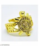 Turtle Meru Yantra Finger Ring (Gold)