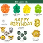 Jungle Theme 8th Birthday Balloon Decoration Kit , Multicolor, Pack Of 74