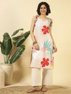 Tie Up Cotton Kurti for Women 