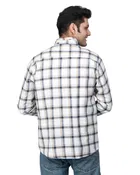 Cotton Blend Full Sleeves Chequered Shirt for Men 