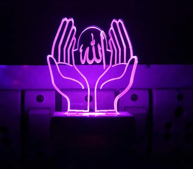 3D Illusion LED Night Lamp (Multicolor)