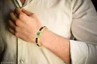 Adjustable Gold Om Kada Bracelet for Men, Pack of 10