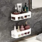 Wall Mounted Shelf Bathroom Storage Rack - (Pack of 2)