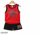 Printed Poly Blend Clothing Set for Boys 