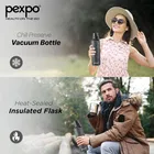 Pexpo Oslo Pro Stainless Steel Water Bottle 750ml Hot & Cold Thermos Water Bottle - Black