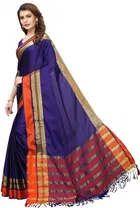 Cotton Solid Saree for Women 
