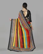 Georgette Printed Saree for Women 