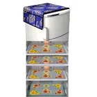 PVC Printed Refrigerator Top Cover with Mats 