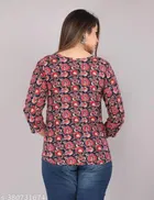 Rayon Printed Kurti for Women 