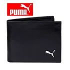 Puma Leather Solid Wallet for Men (Black)