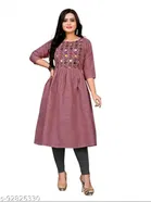 Cotton Embroidered Women Feeding Kurti for Women 
