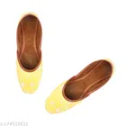 Juttis for Women (Yellow, 4)