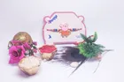 Alloy Rakhi with Greeting Card & Roli Chawal 