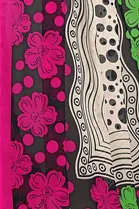 Kanooda Prints Georgette Women Saree With Un-stitched Blouse 