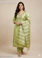 Silk Blend Punjabi/All Over Suits for Women 