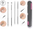 Stainless Steel 4 Pcs Acne Blackhead Remover 