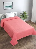 Combo Pack of 2 Arch Melange Fleece Blanket 380gms 120x220cm Pink