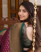 Jacquard Zari Woven Saree for Women 