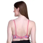 Cotton Blend Printed Padded Bra for Women 