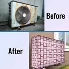 E-Retailer Waterproof and Dustproof PVC Split Ac Cover Suitable for 1.5 Ton & 2 Ton 