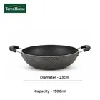TerraHome Non-Stick-Aluminum Kadhai 1500 ml 23cm