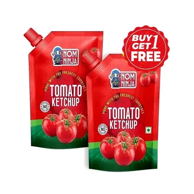 नोम निंजा टोमेटो केचप 2X950 g (बाय 1 गेट 1 फ्री)