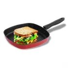Xtend Aluminium Gas Stove Compatible Non Stick Grill Pan 