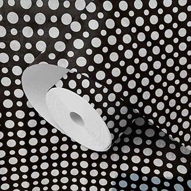 Laminated Non Woven Kitchen Cabinet Shelf Mat (Multicolor, 45x500 cm)