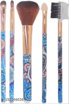 6155 Makeup kit + 5 Pieces Makeup Brush + 2 Pieces Blender Puff Combo
