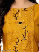 Floral Cotton Blend Kurti for Women 