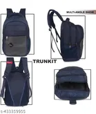 Polyester Backpack for Men & Women, Blue