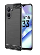 Rubber Mobile Back Cover for Realme C33 