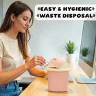 Mini Desktop Trash Can with Flip Lid Assorted Any 1 Design