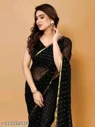 Chiffon Printed Saree for Women 